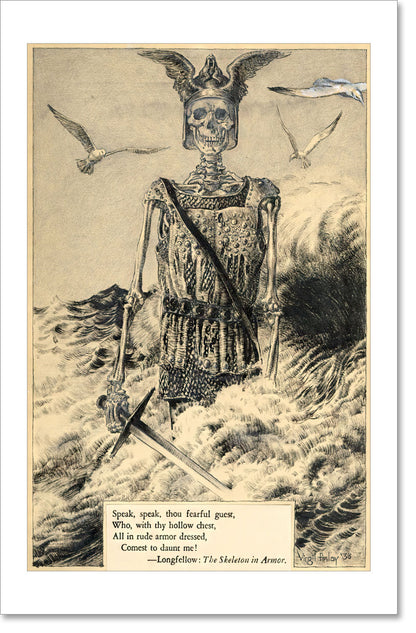 Skeleton Armor Print